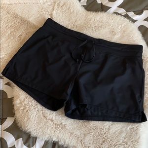 Athleta Active Black Shorts w/Built in Panty